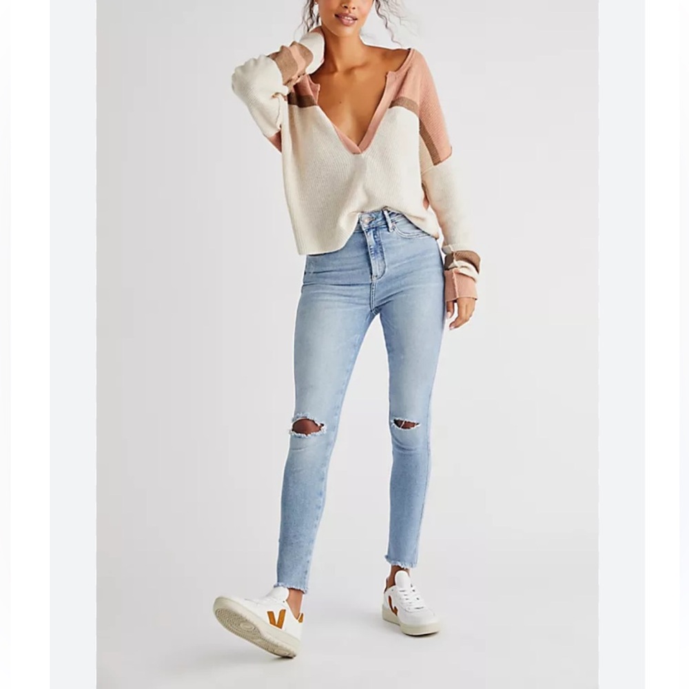 Free People We The Free Raw High-Rise Jegging